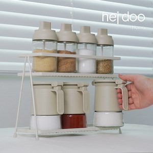 [헤이두 홈] 양념통 세트 (베이직 혼합형 원터치), 혼합형(베이직4+원터치3), 1개