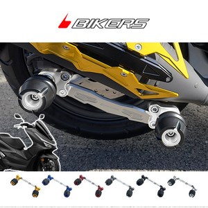 혼다 PCX125(25년~) 머플러슬라이더 바이커스 머플러 보호 가드, 1개, 실버