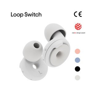 Loop 룹 스위치 3 in 1 이어플러그, 화이트, 1개