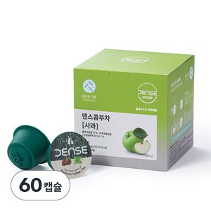 덴스 돌체구스토 호환 캡슐 콤부차 사과, 4통, 15개입, 5g