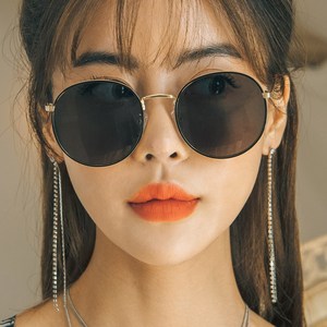 헤링본 원형 동글이 미러 패션 선글라스 GC121