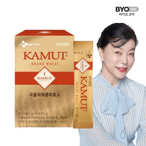 CJ 바이오코어 카무트 곡물콤부효소 카무트효소 저분자효소, 60g, 1개