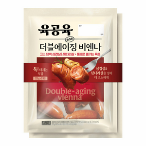 육공육 더블에이징비엔나225gX2, 225g, 2개