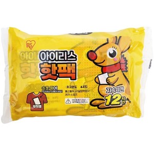 [코스트코] 아이리스 의류 부착용 핫팩 40g x 60개 120개 / 뜨끈뜨끈후끈후끈 /지속시간12시간 최고온도 63도/고급 원단/부드러운 촉감/쉽게터지지않음