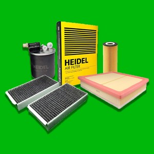 폭스바겐 아테온 오일필터 에어크리너 에어필터 세트, 아테온(18년~현재), 2.0 TDI [DFH], HEIDEL 필터세트, 1세트