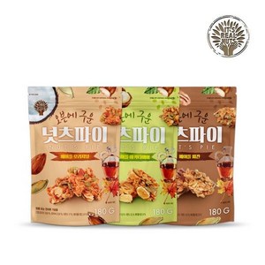 코코넛 넛츠파이 3종 세트총 3봉540g, 1개, 540g