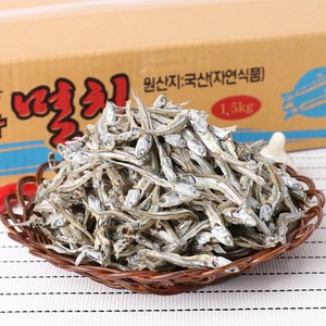 백송식품 품질좋은 국내산 햇 고바멸치1.5kg 볶음 조림 고추장멸치, 1개