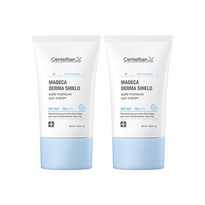 [최신상] 센텔리안24 마데카 더마 쉴드 세이프 수분 선크림 50ml, 2개