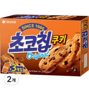 오리온 초코칩쿠키, 192g, 2개