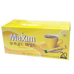 맥심 모카골드 마일드 커피믹스 20개입, 12g, 24개