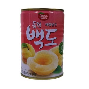 동원 백도 복숭아 400G, 1