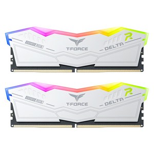 TeamGroup T-Force DDR5-6000 CL38 DELTA RGB 화이트 32GB (16Gx2)