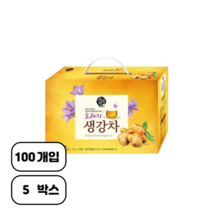 우리차 도라지 생강차, 14g, 100개입, 5개