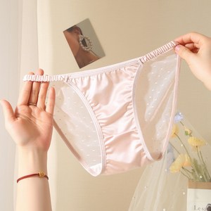 여성용 레이스팬티 여름 얇은 헴 망사 컴포트 팬티 Women's Underpants 뉴타임즈 I029R300