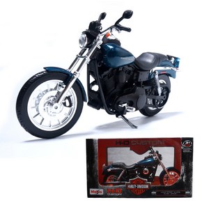 마이스토 1:12 할리데이비슨 오토바이 피규어 수집품 모터사이클 바이크, Dyna Super Glide Sport, 1개