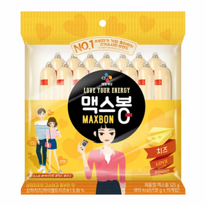 맥스봉 치즈 15p, 525g, 6개