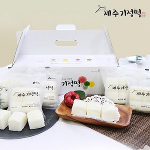 [제주기정떡] 자연발효 건강떡 백미(개별포장) 1.9kg/ 총 64조각, 1.9kg, 1박스