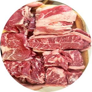 한상모듬 소고기 갈비살 안창살 부채살 우삼겹, 1세트, 800g