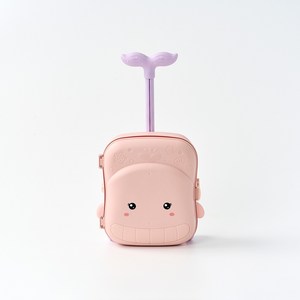 [모던하우스 인천점] 샌드토이 모래놀이 캐리어 핑크고래 -[PY0925005], 1개, 핑크, 2kg