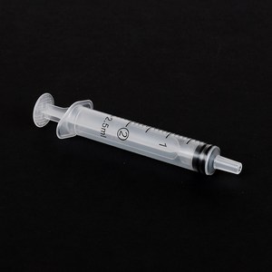 반려동물 애완용 앵무새 동물사료 급식용 플라스틱 주사기 2ml x 10개, 1세트