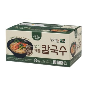 백제 멸치해물칼국수 197g x 8 /2세트, 16개