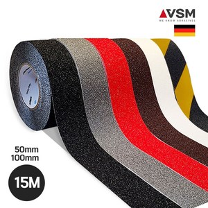 독일 VSM사 미끄럼방지테이프 폭 50mm / 폭 100mm / 길이15m, 폭 50mm 회색, 1개