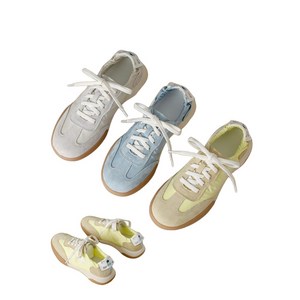 리얼 가죽 발레데크 키높이 여성 운동화 스니커즈