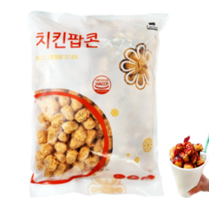 치킨팝콘 2kg 랜시 콜팝 팝콘치킨 대용량, 1개