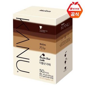 카누 더블샷 라떼 스틱 커피, 50개입, 1개