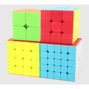 치이 스티커리스 큐브 프리미엄 스피드 큐브 IQ 지능개발 창의력 집중력 22 33 44 55, 5X5 큐브