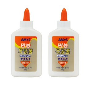 아모스 만능 목공풀 120g, 2개