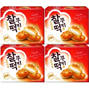 청우식품 찰떡쿠키 오리지널, 258g, 4개