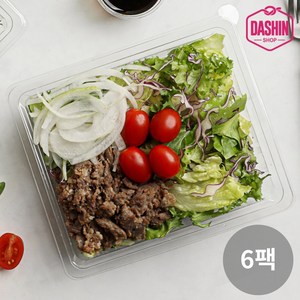 [다신샵] 당일제조 한스푼샐러드 불고기 190g, 6팩, 6개