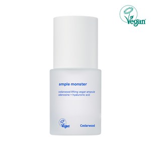 앰플몬스터 시더우드 리프팅 비건 앰플 30ml 아데노신 히알루론산 펩타이드, 1개