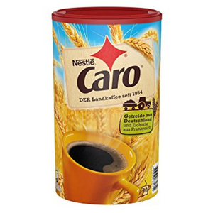 네슬레 CARO Nestle 카로 무카페인 비건 커피 가루 보리 맥아 치커리 호밀 곡물커피 200g 2개, 1개입