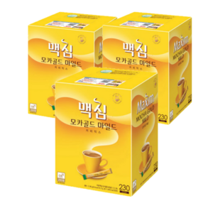 맥심 모카골드 마일드 커피 믹스, 12g, 230개입, 3개