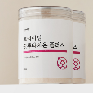 프리미엄 글루타치온 분말 3개월분 저분자 피쉬 콜라겐 펩타이드, 300g, 2개