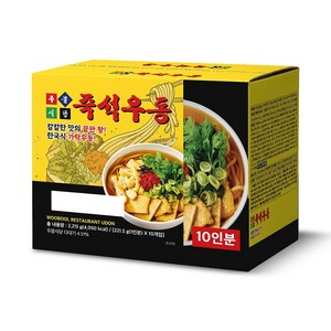 우불식당 즉석우동, 221.5g, 10개