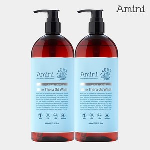 아미니 블루테라 쿨링 오일 바디워시 시트러스향 400ml 2개