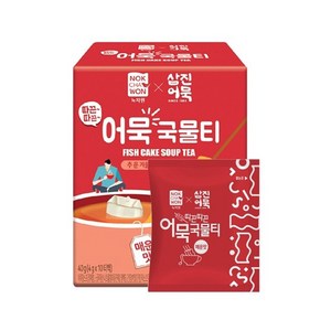 녹차원 삼진어묵 따끈따끈 어묵국물티 매운맛, 4g, 10개입, 1개