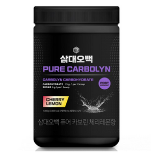 삼대오백 퓨어 카보린 체리레몬 순수 탄수화물, 1kg, 1개