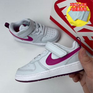 나이키 키즈 운동화 코트 버로우 로우 2 TDV 유아 어린이용 벨크로 스니커즈 +가제손수건증정