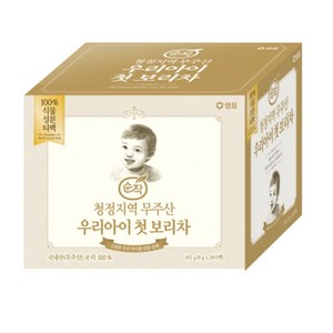 순작 청정지역 무주산 우리아이 첫 보리차, 192g, 5개