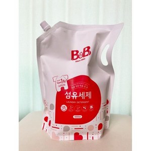 비앤비 섬유세제 리필, 1.8L, 1개