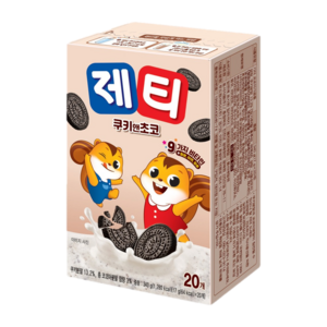 제티 쿠키앤초코맛, 17g, 20개입, 1개