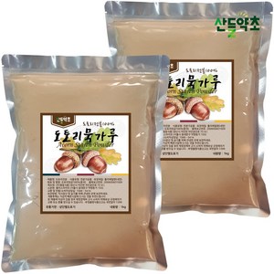 100% 도토리묵가루 도토리전분 묵재료, 2개, 1kg