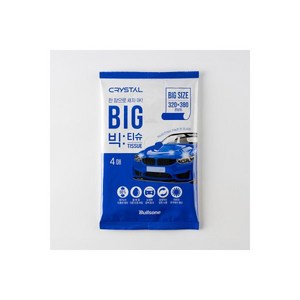 [불스원] 크리스탈 세차 빅티슈 4매