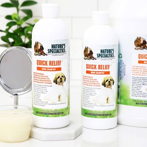 협성로하스 퀵릴리프님 473ml 악용샴푸 자극없는 광범위한 피부케어 외부기생충감염케어 강아지 고양이 전용