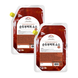 고추명가 순두부찌개 소스 2kg x 2개