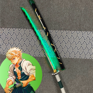 [낭만가득한 LED 무드등] 리베니 카타나 귀멸의 칼날 조명, 초록